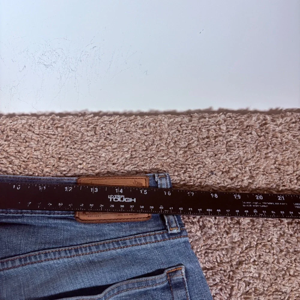 Polo‎ Ralph Lauren Varick Slim Straight Jeans Mens 32x32 Blue Distressed